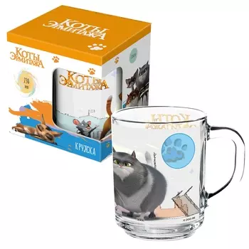 Кружка Коты Эрмитажа: Защитники Эрмитажа (стекло / 230 мл)
