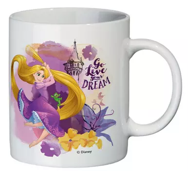 Кружка Принцессы: Рапунцель фарфор (220 мл)