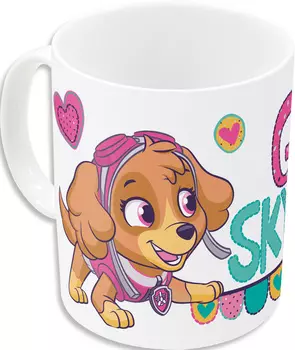 Кружка Щенячий патруль: Девочка Давай Скай (325мл)