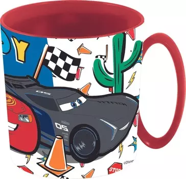 Кружка Тачки: Будет гонка! (пластиковая 350 мл)