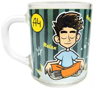 Кружка Влад А4: Релакс (230 мл / стекло)