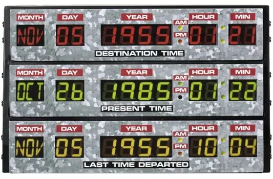 Лампа Back To The Future cветодиодная