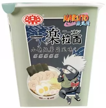 Лапша быстрого приготовления Naruto Рамен со вкусом курицы и грибов (61 г)