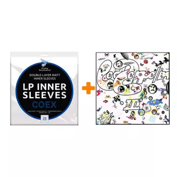 LED ZEPPELIN III Deluxe Edition 2LP + Конверты внутренние COEX для грампластинок 12" 25шт Набор