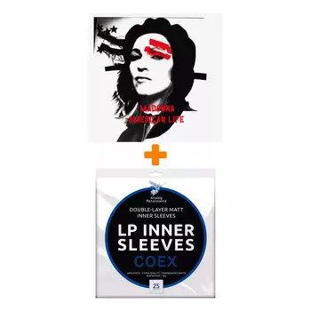 MADONNA American Life 2LP + Конверты внутренние COEX для грампластинок 12" 25шт Набор