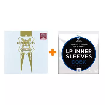 MADONNA Immaculate Collection 2LP + Конверты внутренние COEX для грампластинок 12" 25шт Набор