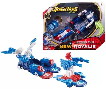 Машинка-трансформер Screechers Wild: Турбо-Скричер 2в1 – Роялис / Royalis