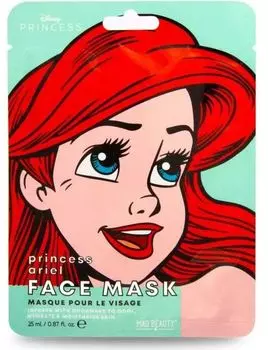 Маска для лица Disney Princes: Ariel – Увлажняющая c экстрактом огурца