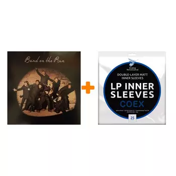 MCCARTNEY PAUL Band On The Run LP + Конверты внутренние COEX для грампластинок 12" 25шт Набор