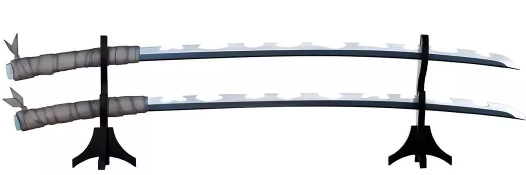 Меч Реплика Demon Slayer: Kimetsu no Yaiba – Nichirin Sword Inosuke Hashibira (93 см)