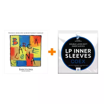 MERCURY FREDDIE & CABALLE MONTSERRAT Barcelona Special Edition LP + Конверты внутренние COEX для грампластинок 12" 25шт Набор