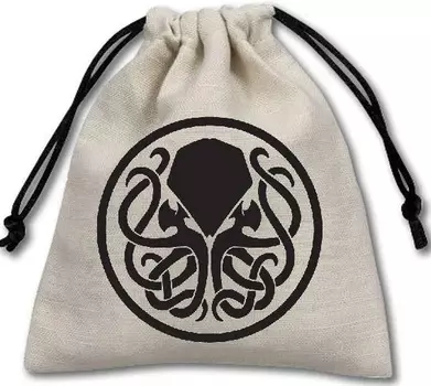 Мешочек для хранения Печать Ктулху льняной (10,5х13 см)