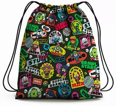 Мешок для обуви Brawl Stars: Black Edition