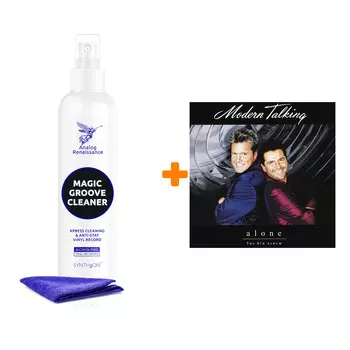 MODERN TALKING Alone The 8th Album 2LP + Спрей для очистки LP с микрофиброй 250мл Набор