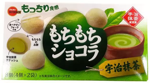 Моти Bourbon Вкус матча (зелёный чай) (87г)