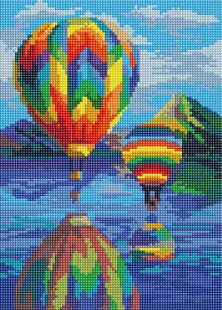 Мозаика алмазная Воздушные шары (30х40 см)