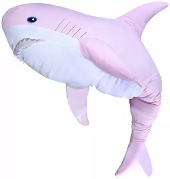 Мягкая игрушка Акула Розовая