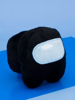 Мягкая игрушка Among Us черная (10 см)