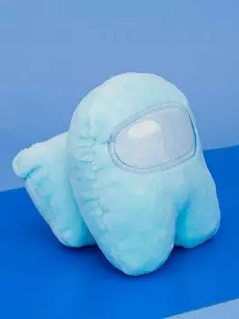 Мягкая игрушка Among Us голубая (10 см)