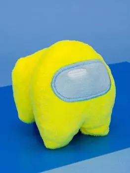 Мягкая игрушка Among Us желтая (10 см)