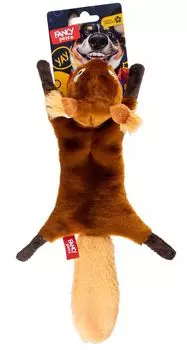 Мягкая игрушка для животных Белка с пищалкой