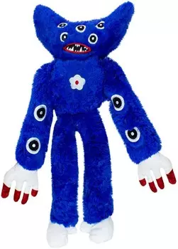 Мягкая игрушка Huggy Wuggy: Killy Willy многоглазый [синий] (40 см)