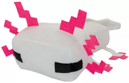 Мягкая игрушка Minecraft – Axolotl (белый) (34 см)