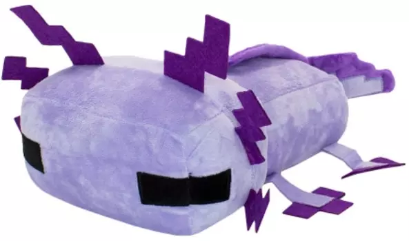 Мягкая игрушка Minecraft – Axolotl (фиолетовый) (34 см)