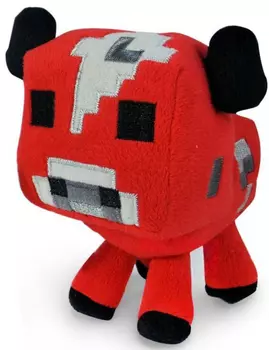 Мягкая игрушка Minecraft: Baby Mooshroom (красный) (18 см)