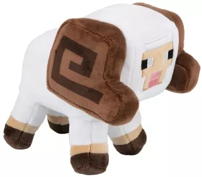 Мягкая игрушка Minecraft: Earth Happy Explorer – Horned Sheep (17 см)