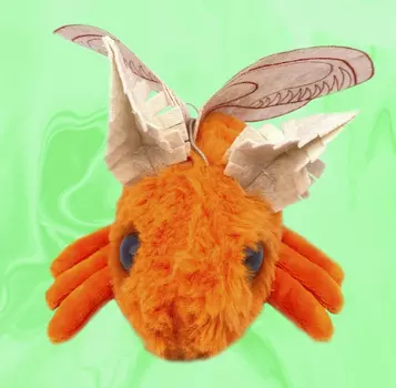 Мягкая игрушка Моль Клава оранжевая