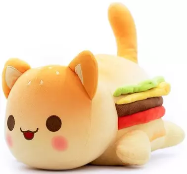 Мягкая игрушка-подушка Hamburger Сat: Кот-Гамбургер (25 см)