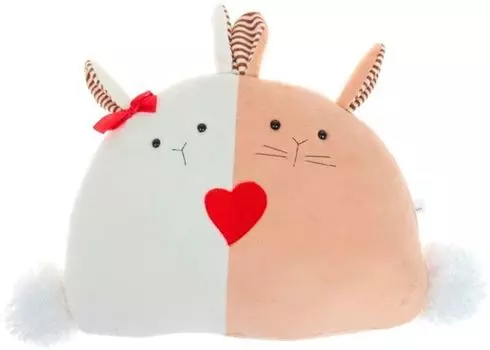 Мягкая игрушка Зайчики-неразлучники (розовые) (33 см)