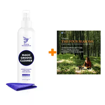 MUTTER ANNE-SOPHIE & KARAJAN HERBERT VON & WIENER PHILHARMONIKER Vivaldi Antonio The Four Seasons LP + Спрей для очистки LP с микрофиброй 250мл Наб