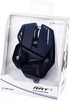 Мышь Mad Catz R.A.T. 6+ проводная игровая для PC (чёрный)(4897093960078)