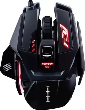 Мышь Mad Catz R.A.T. PRO S3 проводная игровая для PC (чёрный)(4897093960115)