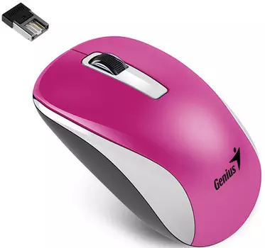 Мышь NX-7010 беспроводная для PC (малиновый металлик)