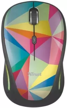 Мышь Trust Yvi FX Wireless Geometrics беспроводная для PC (разноцветная)