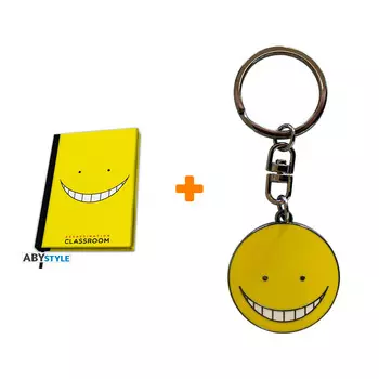 Набор Assassination Classroom блокнот + брелок