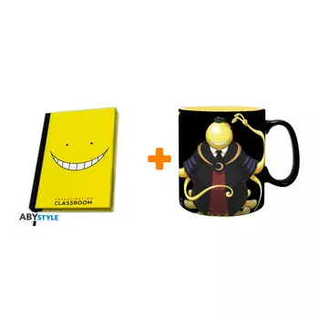 Набор Assassination Classroom кружка + блокнот