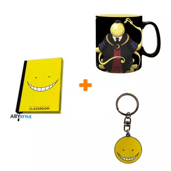 Набор Assassination Classroom кружка + блокнот + брелок