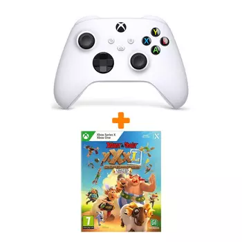 Набор Asterix &amp; Obelix XXXL: The Ram From Hibernia. Limited Edition [Xbox, русские субтитры] + Xbox X: Геймпад Белый (QAS-0001)
