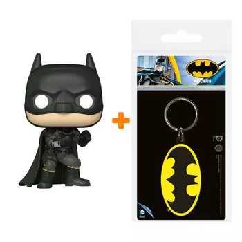 Набор Batman фигурка + брелок Logo