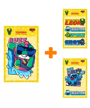 Набор Brawl Stars (3 термонаклейки)