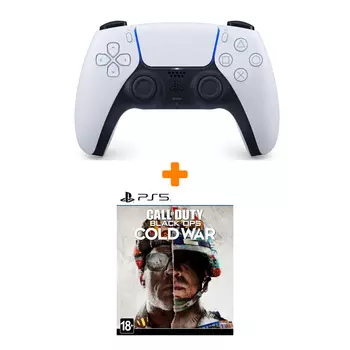 Набор Call of Duty: Black Ops Cold War [PS5, русская версия] + PS5: Контроллер (DualSense: CFI-ZCT1W: SIEE)