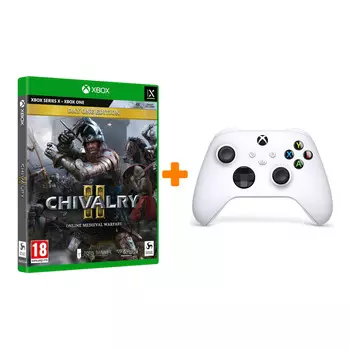 Набор Chivalry II. Издание первого дня [Xbox, русские субтитры] + Xbox X: Геймпад Белый (QAS-0001)