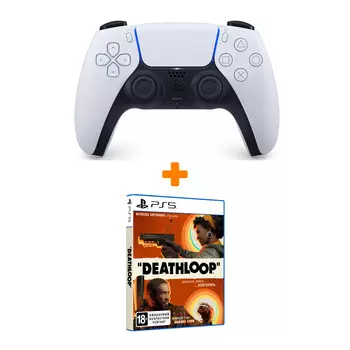 Набор Deathloop [PS5, русская версия] + PS5: Контроллер (DualSense: CFI-ZCT1W: SIEE)