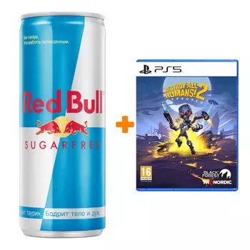 Набор Destroy All Humans! 2. Reprobed [PS5, русские субтитры] + Напиток энергетический Red Bull Без сахара 250мл