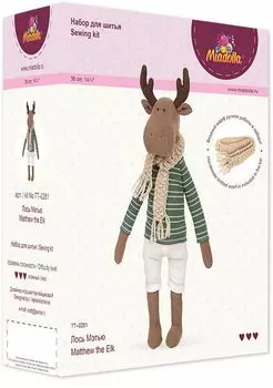 Набор для изготовления игрушки Miadolla: Лось Мэтью