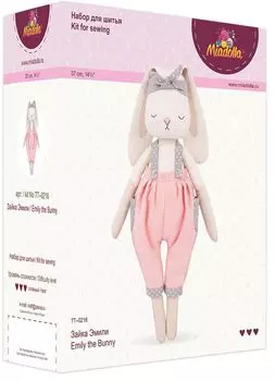 Набор для изготовления игрушки Miadolla: Зайка Эмили